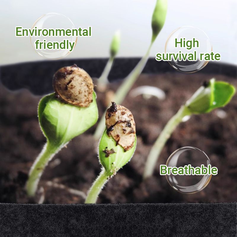 Felt Fabric Planting Bag – Breathable for Healthy Roots