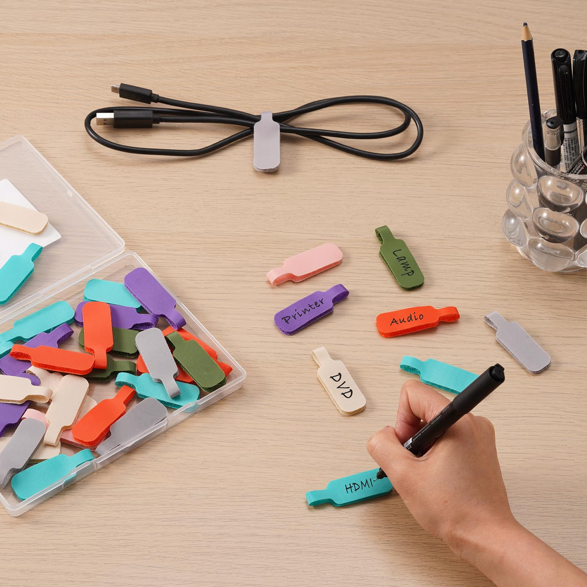Reusable Cable Tags – 3 Pieces