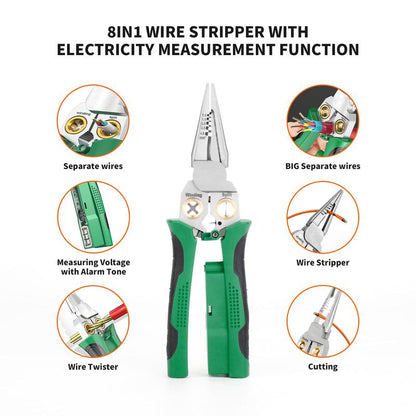 8-in-1 Wire Stripper with Voltage Detection image 6