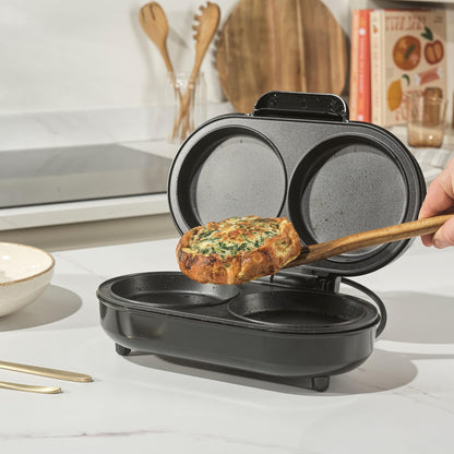 Electric Omelette Maker - Dual Non-Stick Cooker
