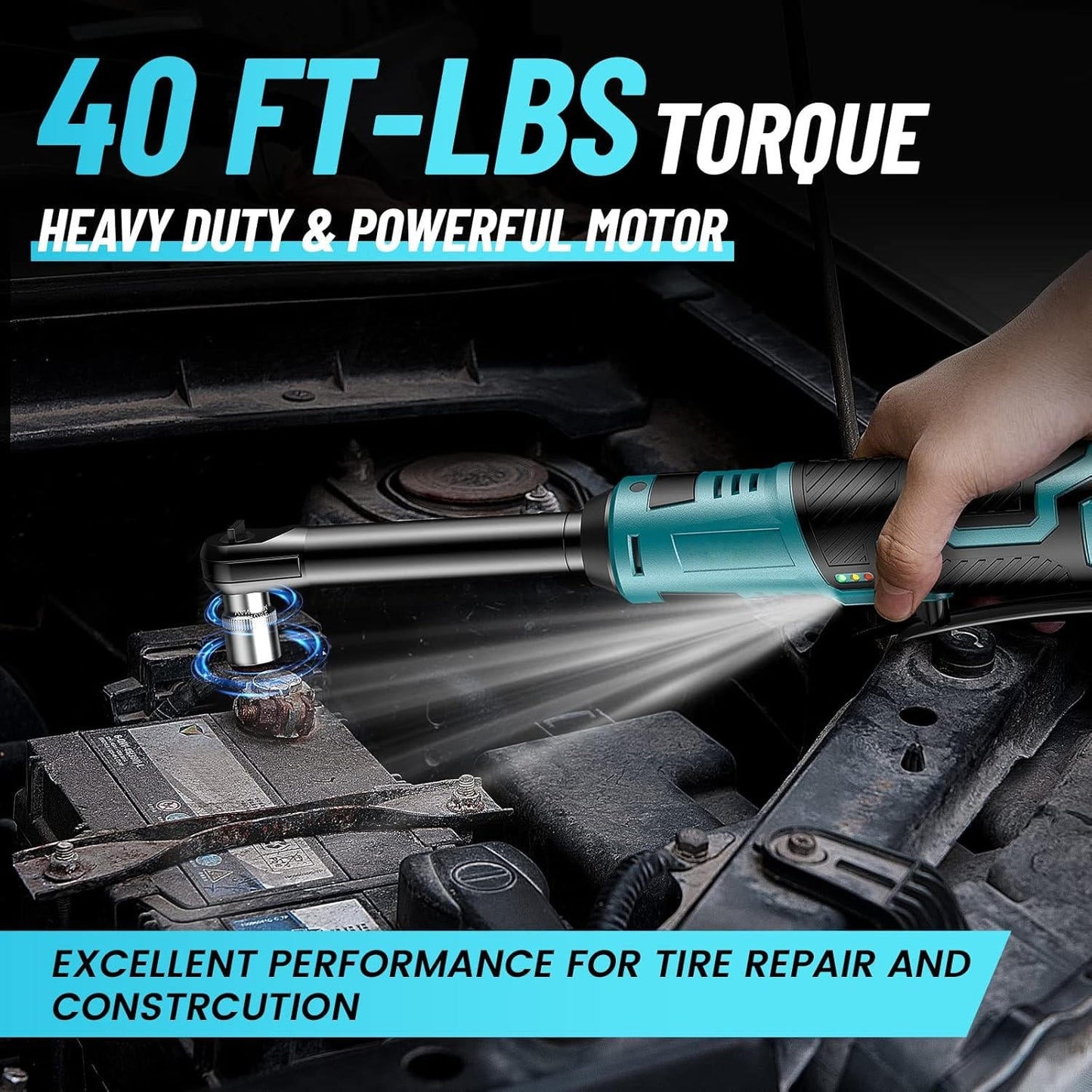 Cordless Electric Ratchet Wrench