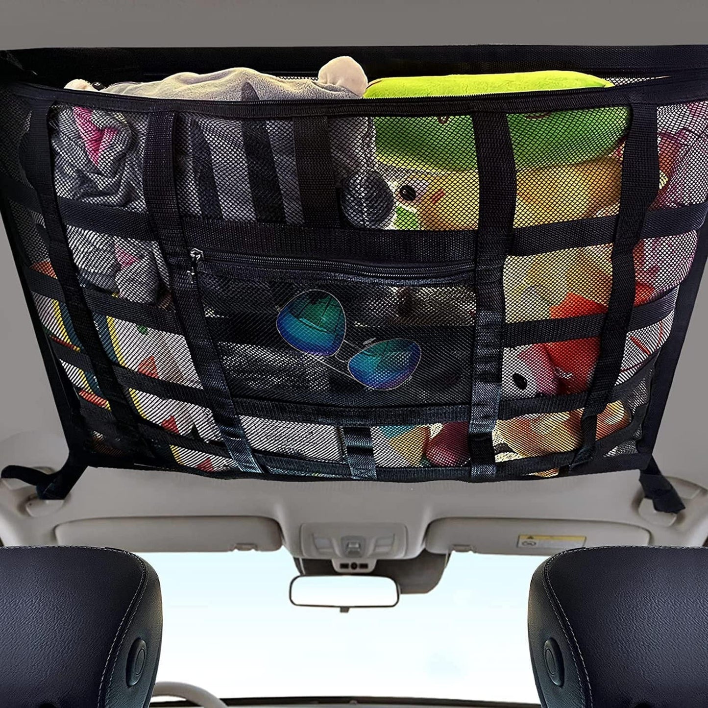 Elastic Interior Cargo Net for Car Storage