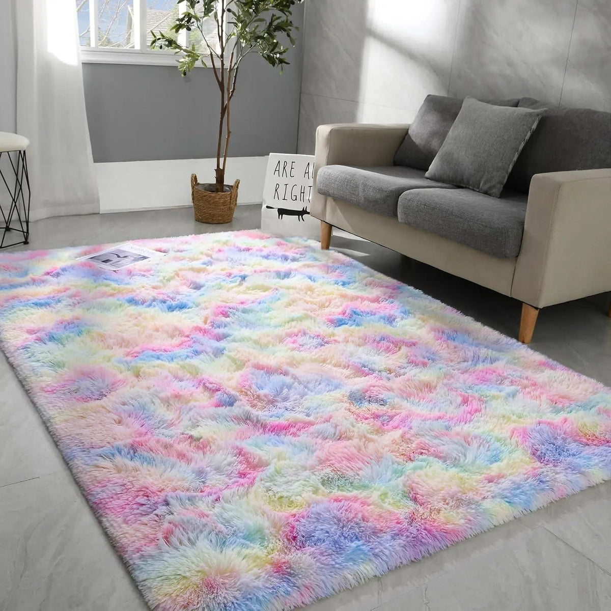 Non-Slip Velvet Rug