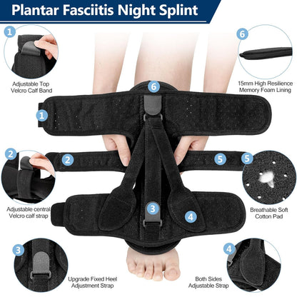 Night Splint for Plantar Fasciitis Foot Support
