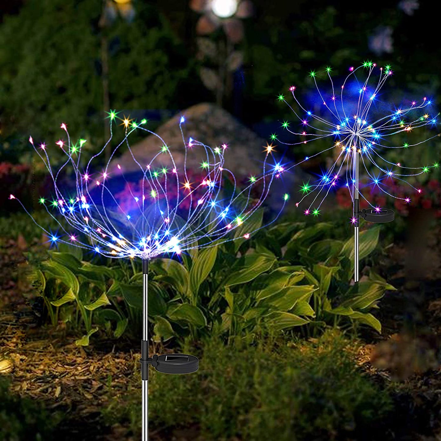 Solar Firework Garden Lights Waterproof LED Decor
