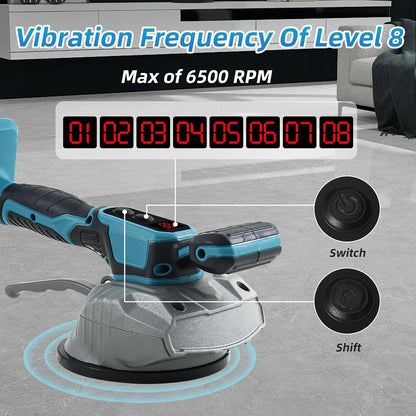 Tile Leveling Suction Cup & Vibration Tool - 1 Battery