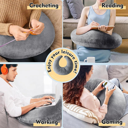 U-Shaped Lap and Arm Support Cushion