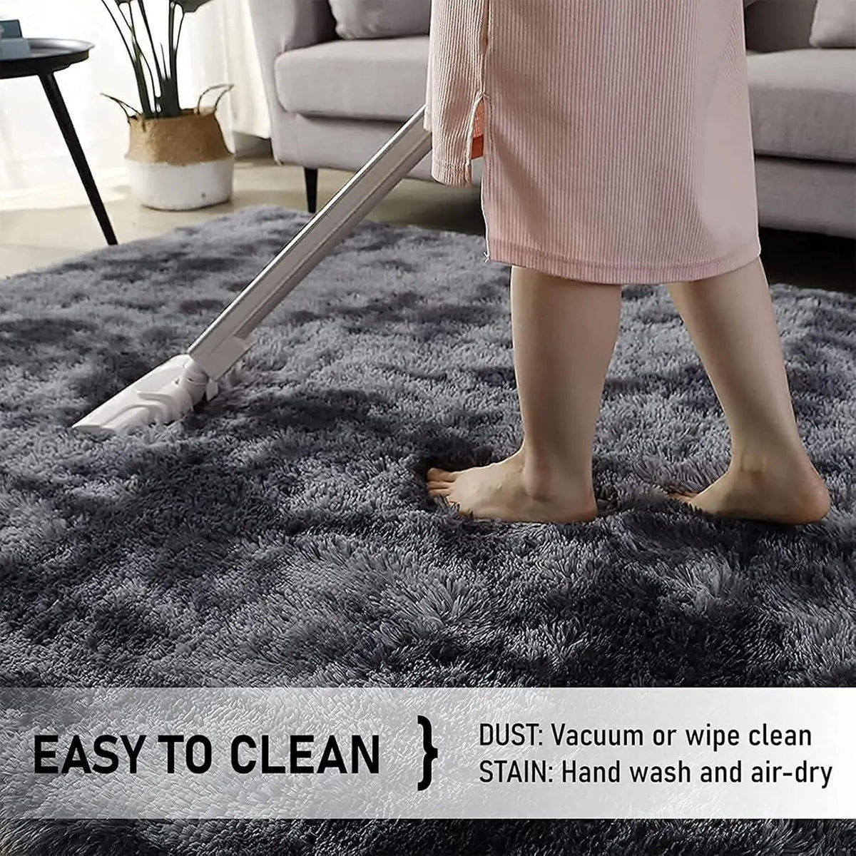 Non-Slip Velvet Rug