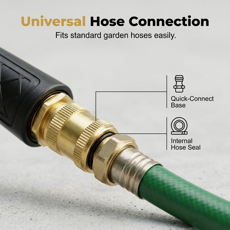 High-Pressure Garden Spray Gun with Adjustable Nozzle
