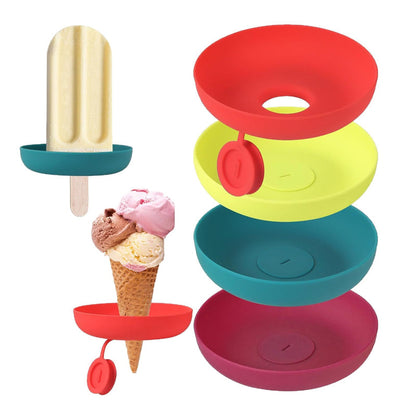 Ice Protection Holder Silicone Drip-Free for Ice and Popsicles