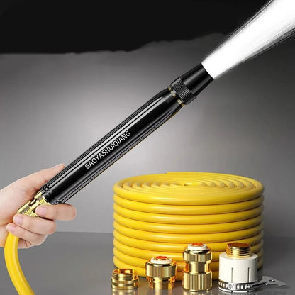 High-pressure water spray with adjustable jet