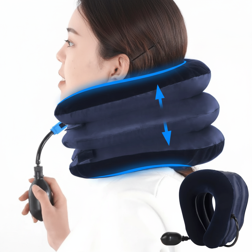 Inflatable Neck Support Brace for Pain Relief