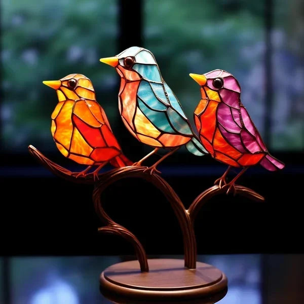 Handcrafted Colored Glass Table Decor – Art Ornament