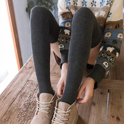 Wool Over Knee Socks Warm Winter Long Socks