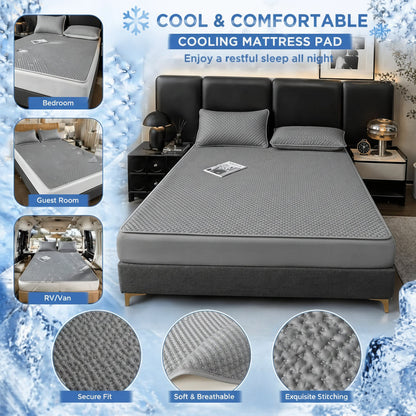 Foldable Cooling Sleep Mat – Breathable Summer Bed Pad – image 13
