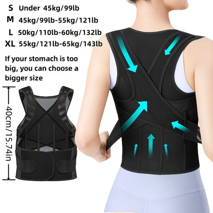 Back Posture Corrector – Adjustable Support for Spine Alignment