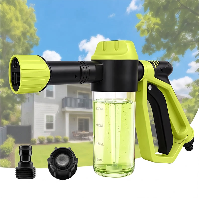 2-in-1 Car Wash Foam Cannon – Garden Hose Spray Gun Kit – image 3