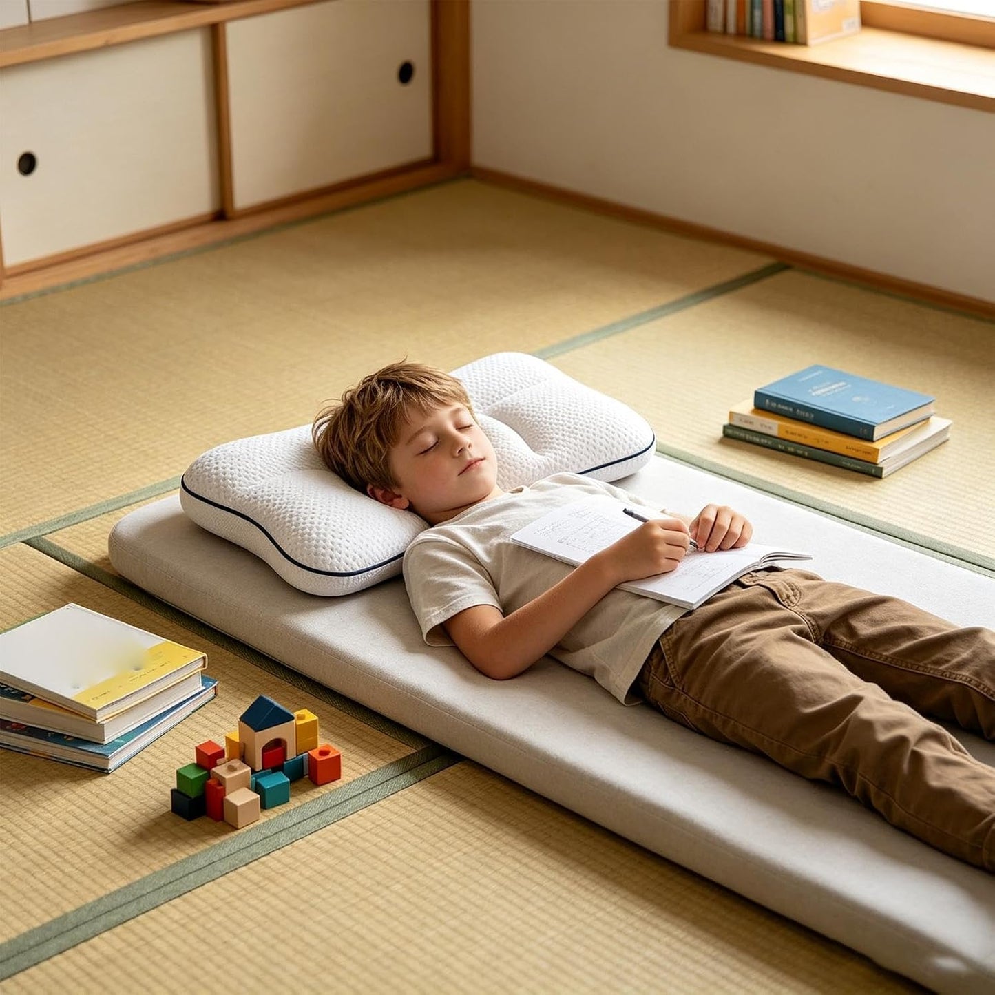 Ergonomic Children's Pillow – Spinal Support, All Seasons | Ages 2–16