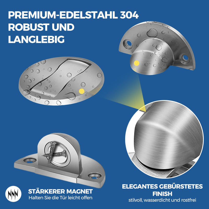 Magnetic Door Stop Invisible Stainless Steel