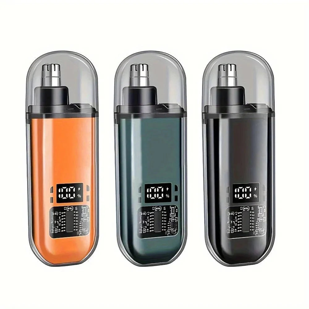 Portable Nose & Ear Hair Trimmer – Rechargeable Precision Grooming Tool for Men & Women