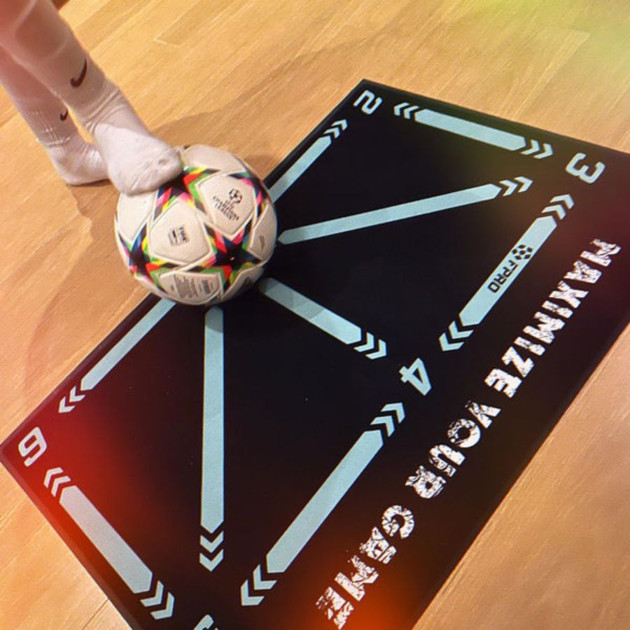 Soccer Training Mat + Pro Skills Video Program