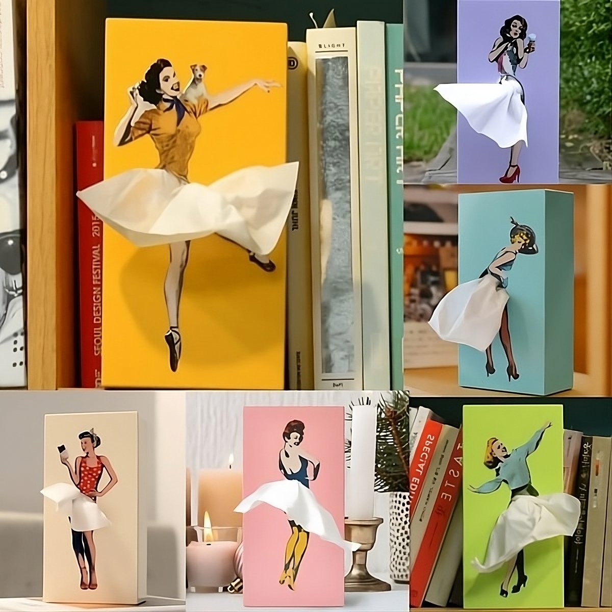Creative Skirt Tissue Box Decorative Holder