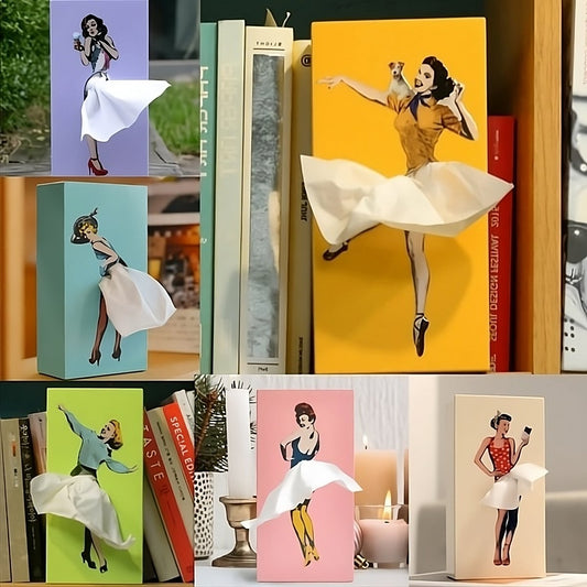 Creative Skirt Tissue Box Decorative Holder