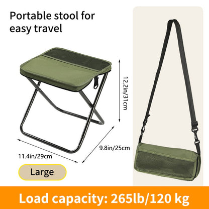Ultra-Light Folding Stool – Heavy Duty 265 lb Capacity