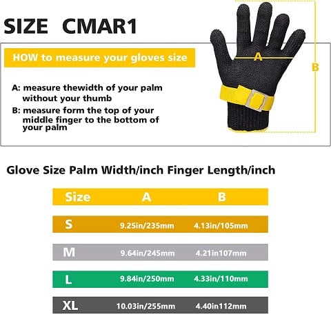 Cut Resistant Metal Glove – Stainless Steel Safety