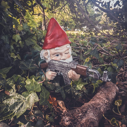 Garden Gnome Warriors – Funny Outdoor Yard Statues