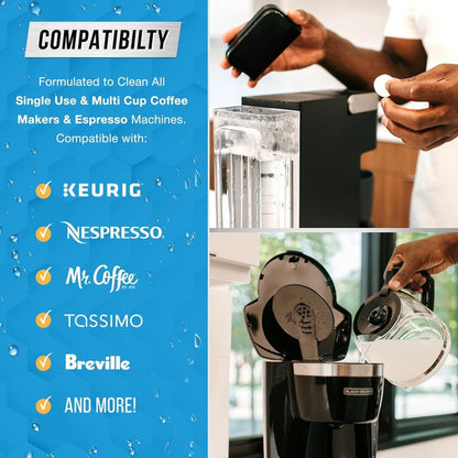 Coffee Machine Cleaning and Descaling Tablets