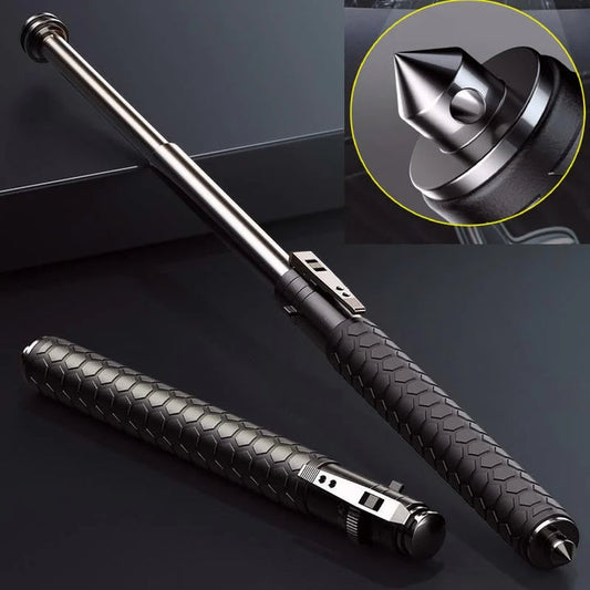 LED Hiking Walking Stick – Safety Trekking Pole Auto-Open