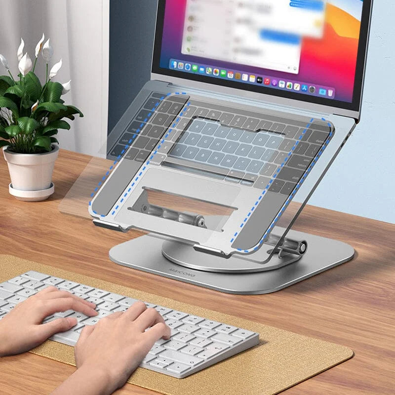 360° Rotating Aluminum Laptop Stand