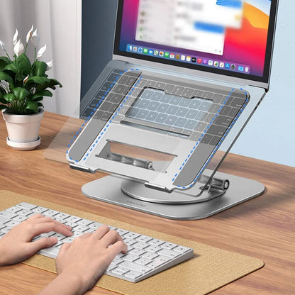 360° Rotating Aluminum Laptop Stand