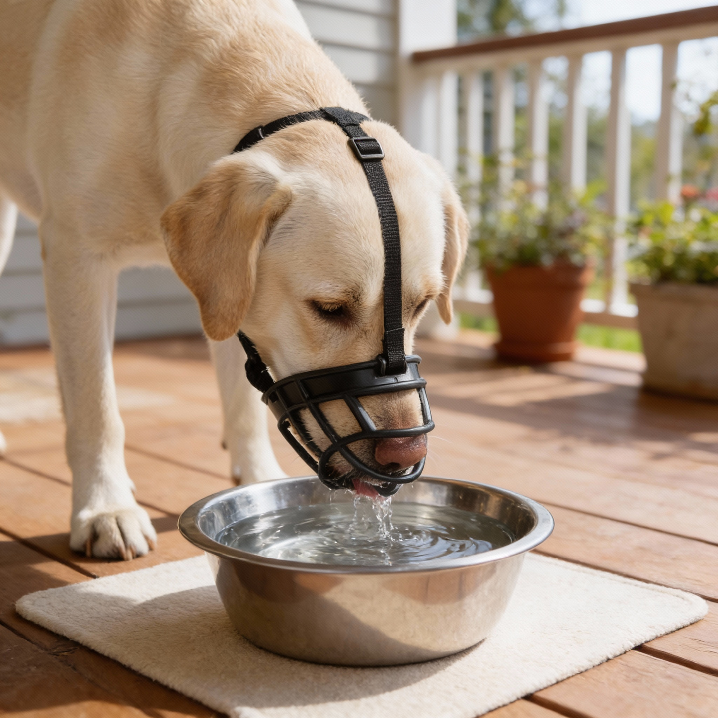 Dog Muzzle Adjustable – Anti-Bite Training Guard
