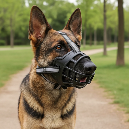 Dog Muzzle Adjustable – Anti-Bite Training Guard