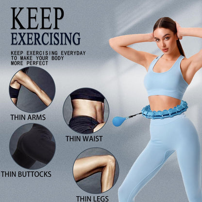 Weighted Infinity Hoop – Fat Burning & Waist Toning
