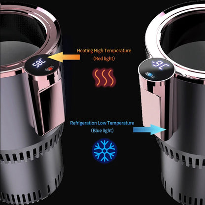 Smart Car Heating & Cooling Cup - 2-in-1 Temperature Control for Hot and Cold Drinks