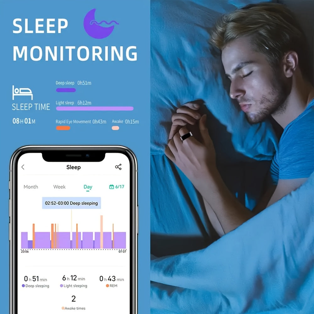 Smart Ring – Sleep, Fitness & Heart Rate Tracker