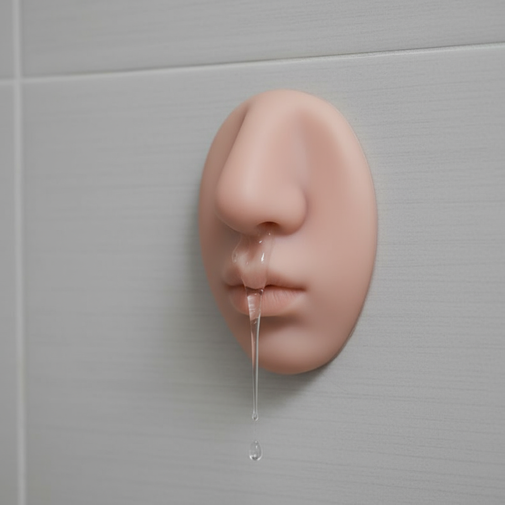 Nose-Shaped Wall-Mounted Soap Dispenser