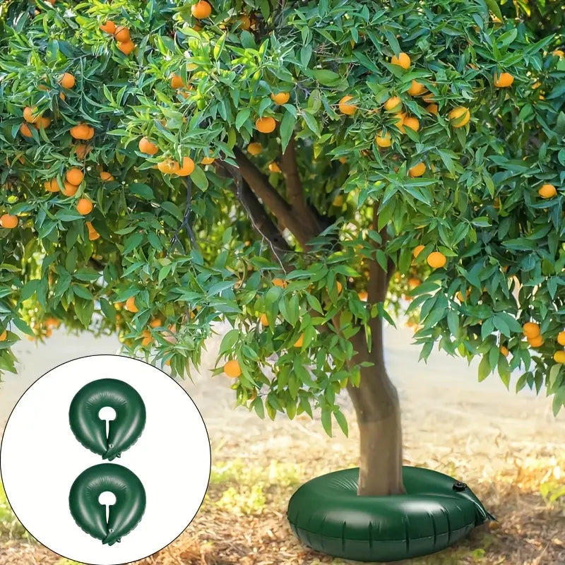 Inflatable tree watering for healthy trees