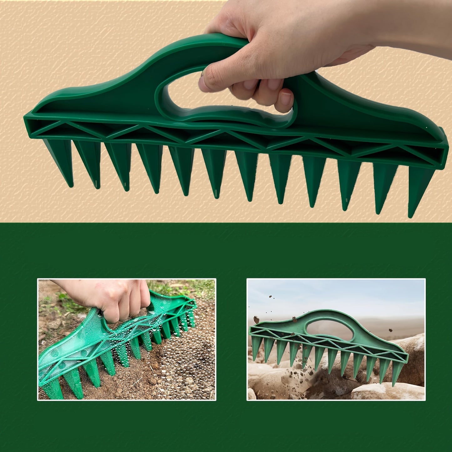 Seed Seeder Tool Set – 12 Hole Garden Dibbler