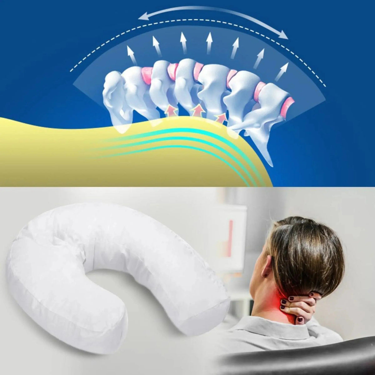 U-Shape Contour Pillow