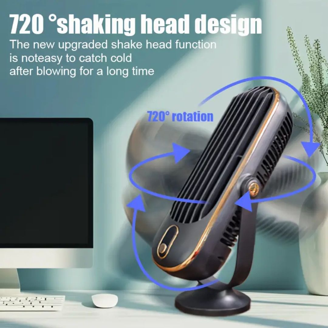 Ultra Quiet USB Desk Fan – Mini Cooling Fan