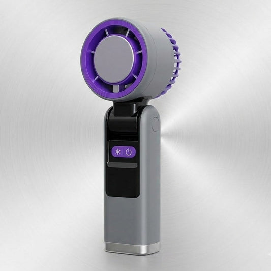 Portable Handheld Turbo Fan with Ice Cooling Plate