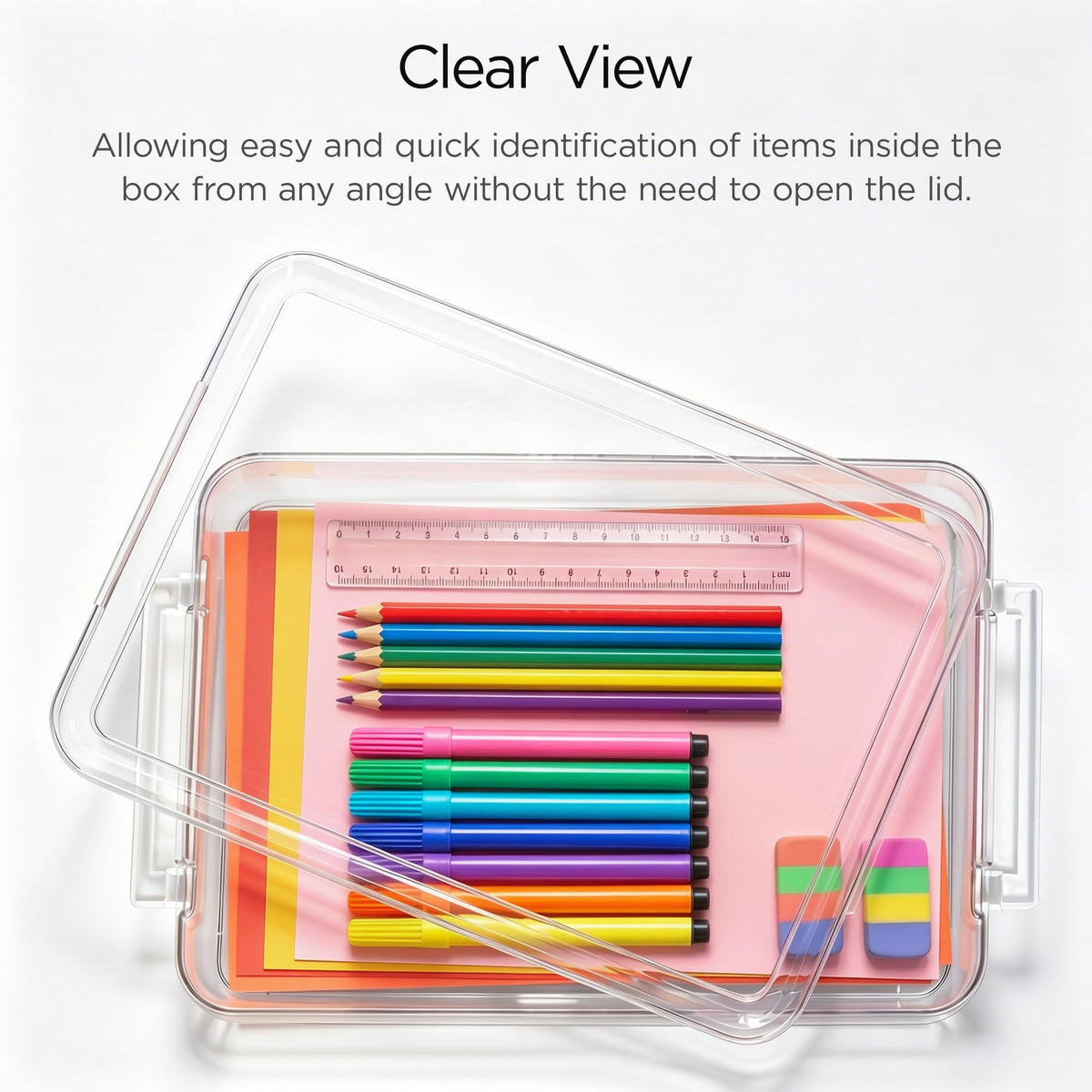 Acrylic Paper Organiser – 3 Pieces