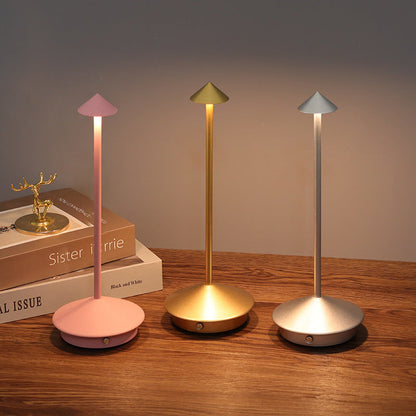 Wireless Rechargeable LED Table Lamp with Touch Dimming