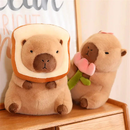 Soft Capybara Plush Pillow