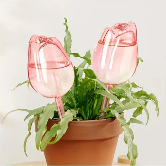 Self-Watering Plant Watering Globes – Tulip Drip Set
