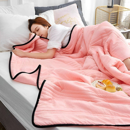 Cooling Calming Blanket – Breathable Ice Sleep Comfort